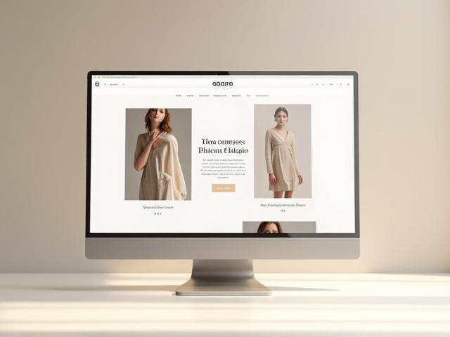 UI/UX and web development for a high-end fashion e-commerce website.